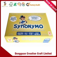 Best selling imports CMYK printing customized board game supplier